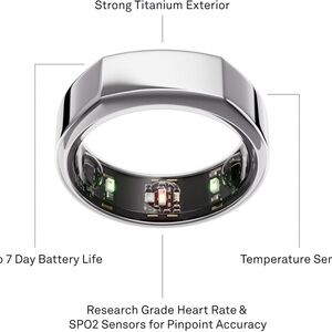 Ours Ring Gen 2 Heritage Silver Size 12